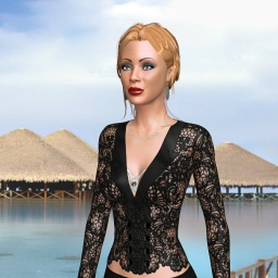 3Dsex game playing AChat community member bisexual fiend girl YVONNY22, 