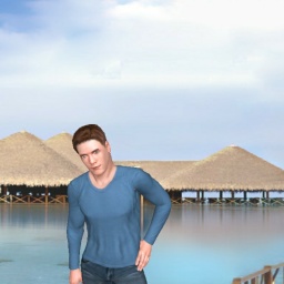 connect and play virtual 3D sex with heterosexual amatory boy FireSweeper, Human, 