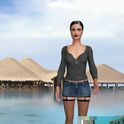 3Dsex game playing AChat community member bisexual lustful girl Tracybloom, 