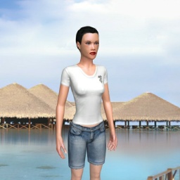 3Dsex game playing AChat community member bisexual smarting girl NekoCindy, 