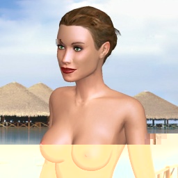 hot homosexual brute girl Charllotte,  enjoys online 3Dsex