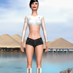 3D sex game community member heterosexual nymphomaniac shemale DXSlut, 