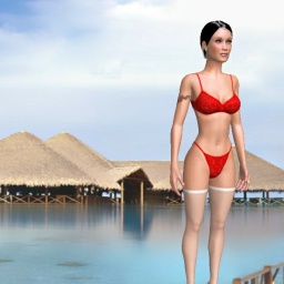 adults enjoying 3D sex games like  hot girl Melisa, 