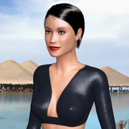 hot  hot shemale Evelyn99,  enjoys online 3Dsex