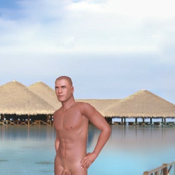 connect and play virtual 3D sex with heterosexual pleasant boy GAGANAGGA, Black, 