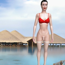 enjoy virtual sex games with mates like bisexual lecher shemale Viannax, 