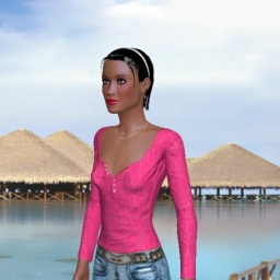 3Dsex game playing AChat community member heterosexual eroticism girl Chocowife, Just fun, 