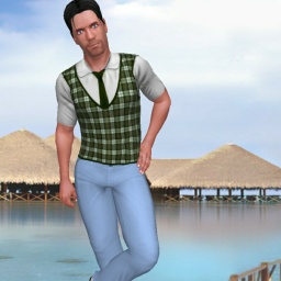 3D sex game community member heterosexual hot boy JayLovesAnal, 