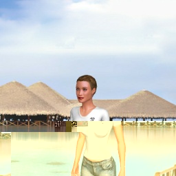 3Dsex game playing AChat community member bisexual devoted girl Alien115, 