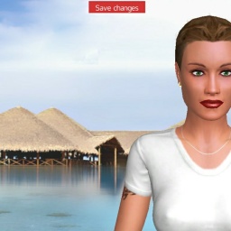 hot online porn game player heterosexual vuloptuous girl Florena0, 