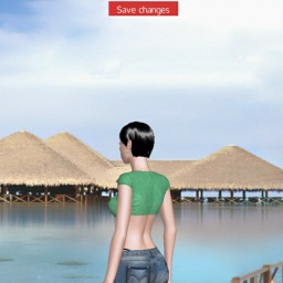 3D sex game community member heterosexual nymphomaniac girl Fenna, 