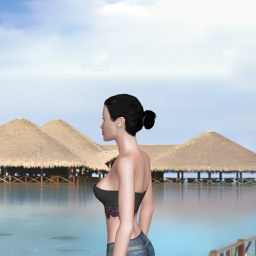 try virtual 3D sex with heterosexual vuloptuous girl AuroraChen, Male-driving businese vehicle, working as sale, three size: 88 dcup 62 93