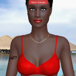 hot bisexual lecher girl DJBuuh, brasil,  enjoys online 3Dsex