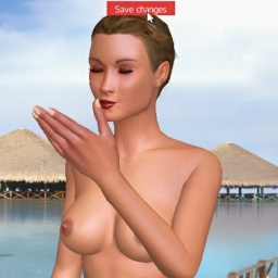 3Dsex game playing AChat community member bisexual sentimental girl Swingy, 
