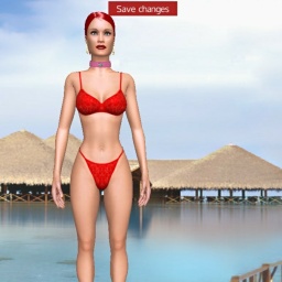 3Dsex game playing AChat community member  bugger shemale Michaela, 