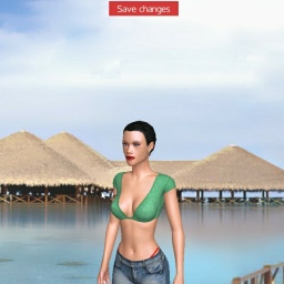 3Dsex game playing AChat community member heterosexual bugger girl Sel1na, 