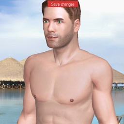 connect and play virtual 3D sex with heterosexual sexy boy Yaan, 