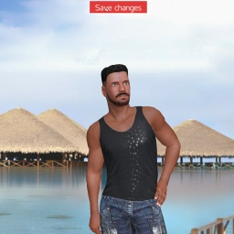 multiplayer virtual sex game player heterosexual sexy boy JazzyE, souh africa, Coloured, 