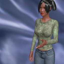 best sim sex game online with bisexual voluptuous shemale Celeste, love all things