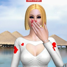 see bisexual narcissist shemale Hikensha, USA,  while playing porn game online