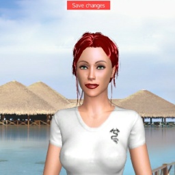 hot  hot shemale Roxxya,  enjoys online 3Dsex