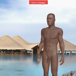 3Dsex game playing AChat community member heterosexual sexy boy Theonlydom, The large black dom, 