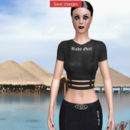 3Dsex game playing AChat community member bisexual fiend girl Abbie, 