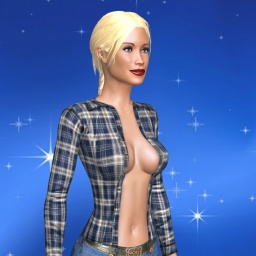 play virtual sex games with mate heterosexual virile girl Chrystal, FRANCE, 