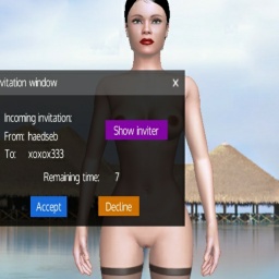virtual sex and dating with people like  hot girl Xoxox333, 