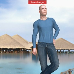 3D sex game community member heterosexual hot boy SkinzyShama, 