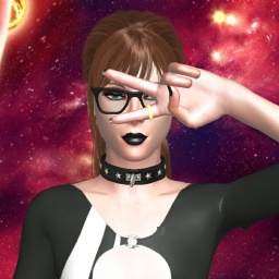 3Dsex game playing AChat community member bisexual fiend girl Aphanoa, Nerdy metalhead, eng  fr  esp