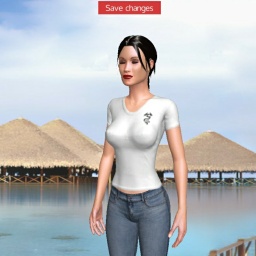 3Dsex game playing AChat community member bisexual bugger girl MelinaJ, 