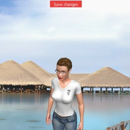 3D sex game community member  hot girl VRSEX1, 