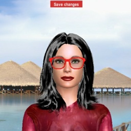 hot heterosexual amatory girl Hotafrin, Fuckland,  enjoys online 3Dsex