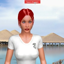 hot bisexual pleasant girl DeaRhea, fr,  enjoys online 3Dsex