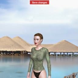 3Dsex game playing AChat community member heterosexual emotional girl Saaari, 