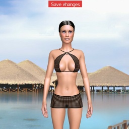 adults enjoying 3D sex games like bisexual hot girl Tessra, 
