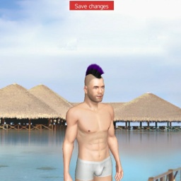 multiplayer virtual sex game player bisexual sensual boy TheTriad, Korea, 