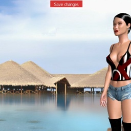 3Dsex game playing AChat community member bisexual sexy girl GinaSwingirl, 
