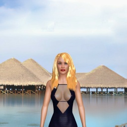 3Dsex game playing AChat community member bisexual hot girl Seraaa, 