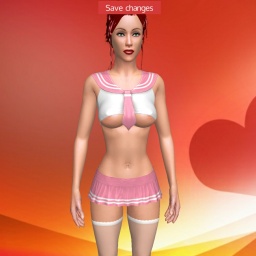 3Dsex game playing AChat community member bisexual nymphomaniac girl EllieIllish, 