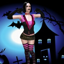 multiplayer virtual sex game player bisexual lush shemale Bria_2023, USA, Spooky white chocolate goth girl, roleplaying my true vixen self to progress my rl transitioning.