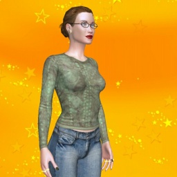 connect and play virtual 3D sex with heterosexual pleasant girl Rabdomioliza, 