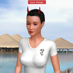 3Dsex game playing AChat community member bisexual erotomanic girl Ginna, Nympho, 