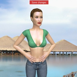 3Dsex game playing AChat community member bisexual vuloptuous girl SweetNessa, Just having fun, 