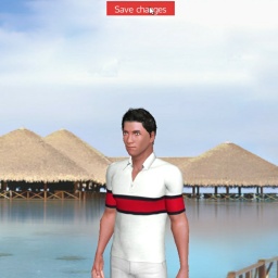 see heterosexual talkative boy Qeem,  while playing porn game online