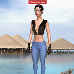 see  hot girl Jasminah,  while playing porn game online