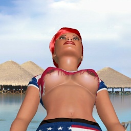 Virtual Sex user Nylonwife in 3Dsex World of AChat