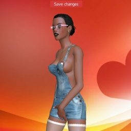 3Dsex game playing AChat community member bisexual erotomanic shemale Sardonia4u, Made of porcelain, 