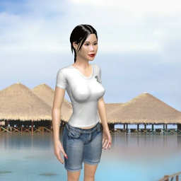 3Dsex game playing AChat community member heterosexual devoted girl Maimaidream, 